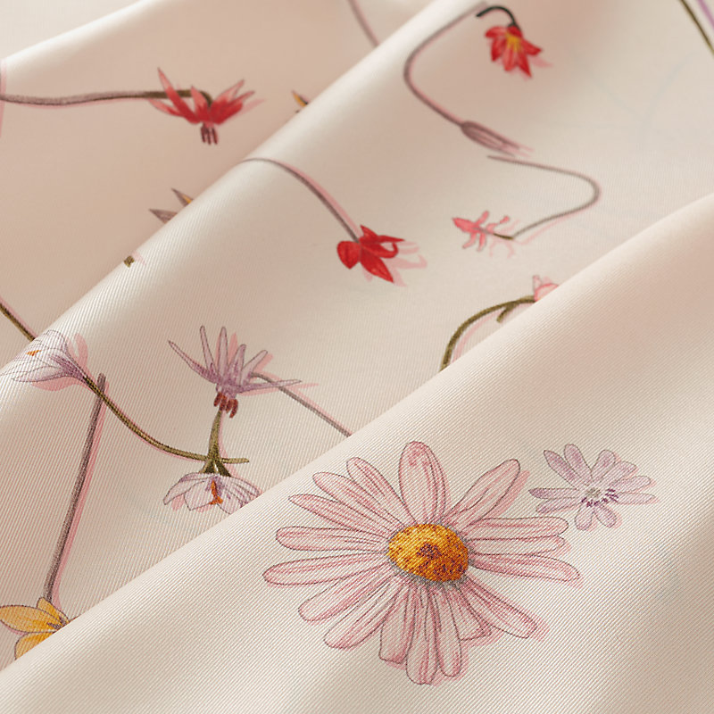 I Like Flowers scarf 70 - Pink | Hermès Portugal